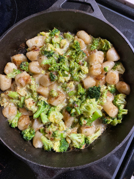 Cauliflower Gnocchi And Broccoli Skillet Domajax