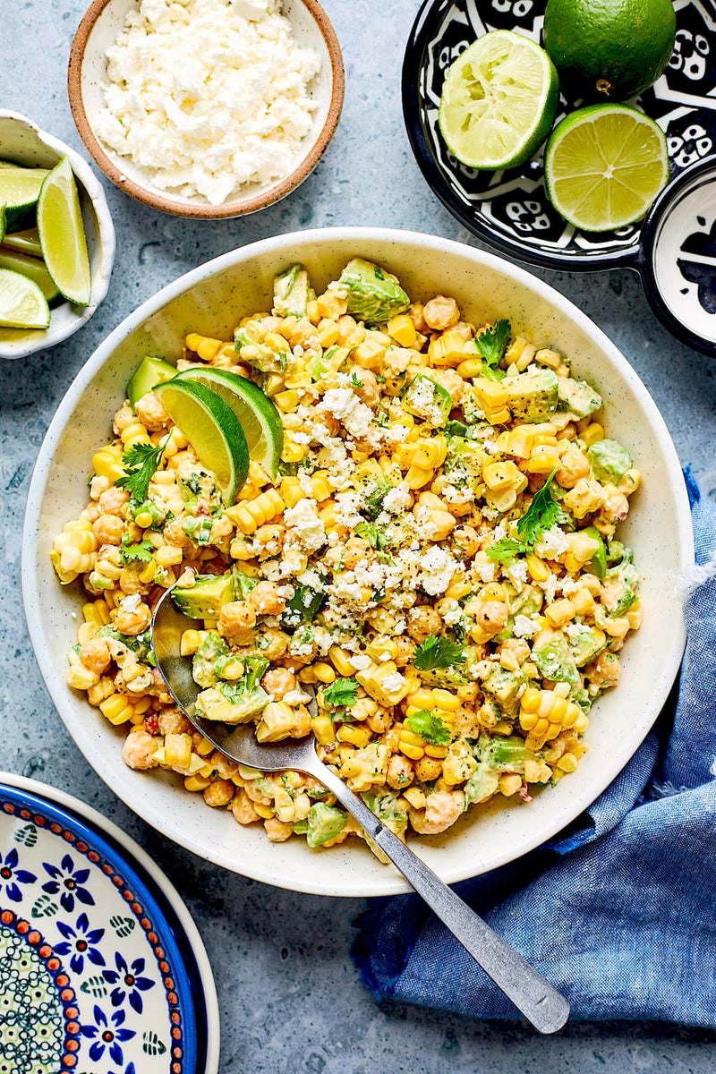 Chipotle Chickpea Corn Salad Domajax