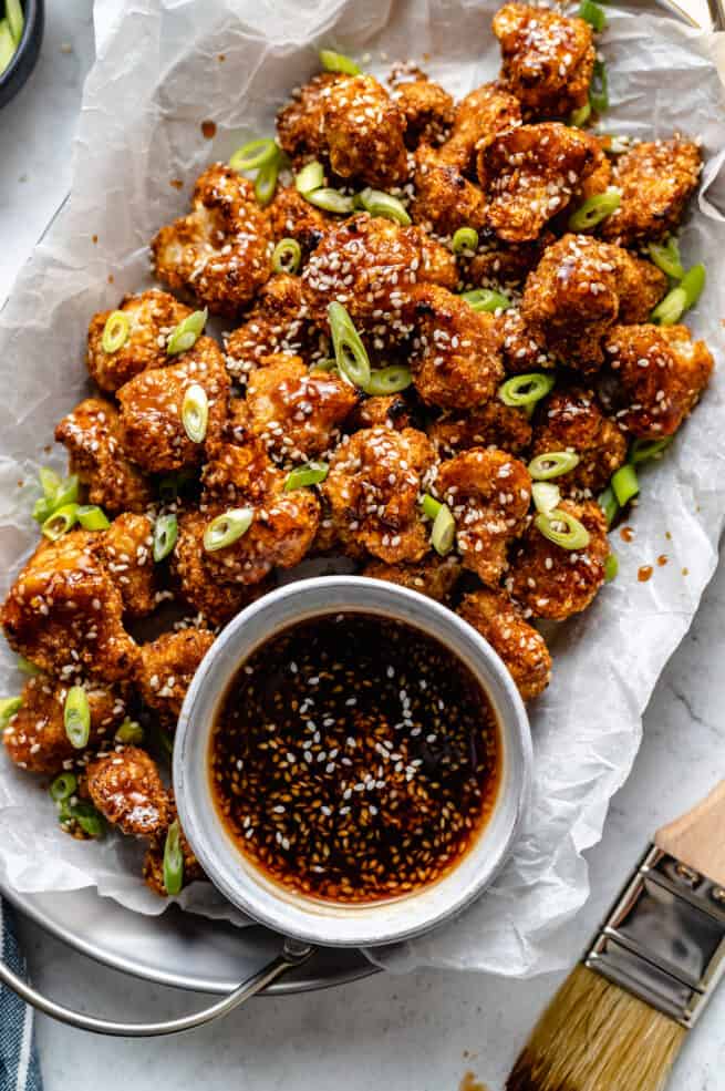 Sticky Sesame Cauliflower Wings &ndash; Domajax