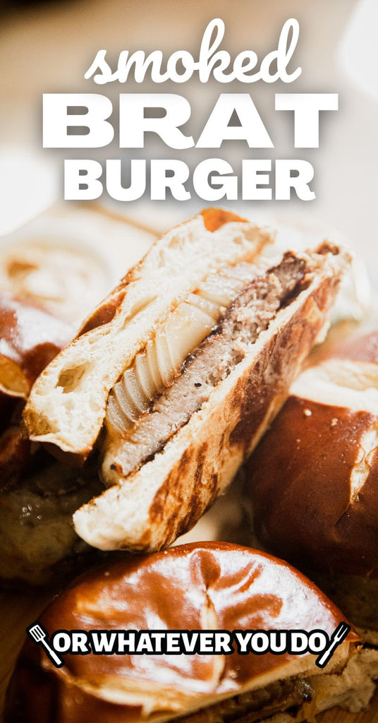 Traeger Smoked Brat Burgers