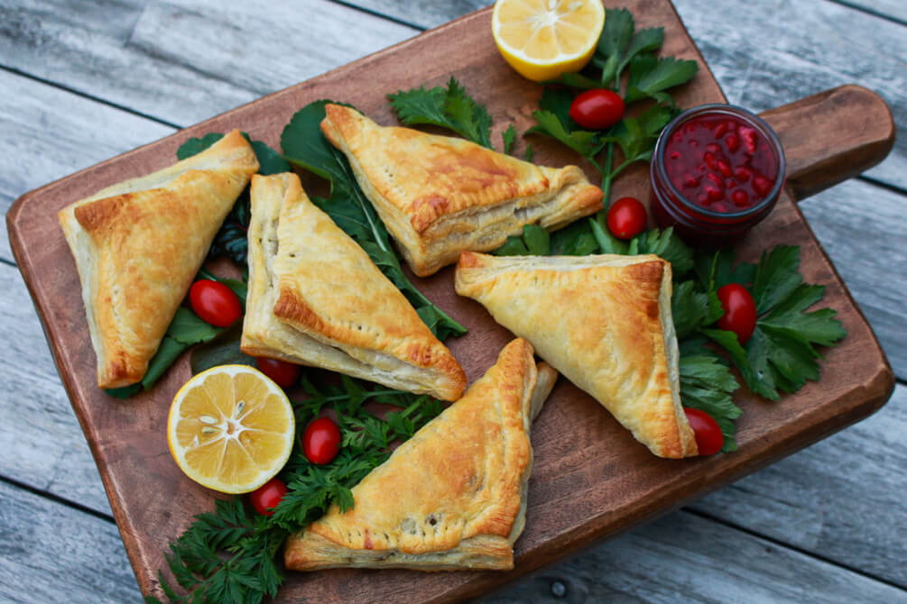 Mini Curried Lentil Wellingtons