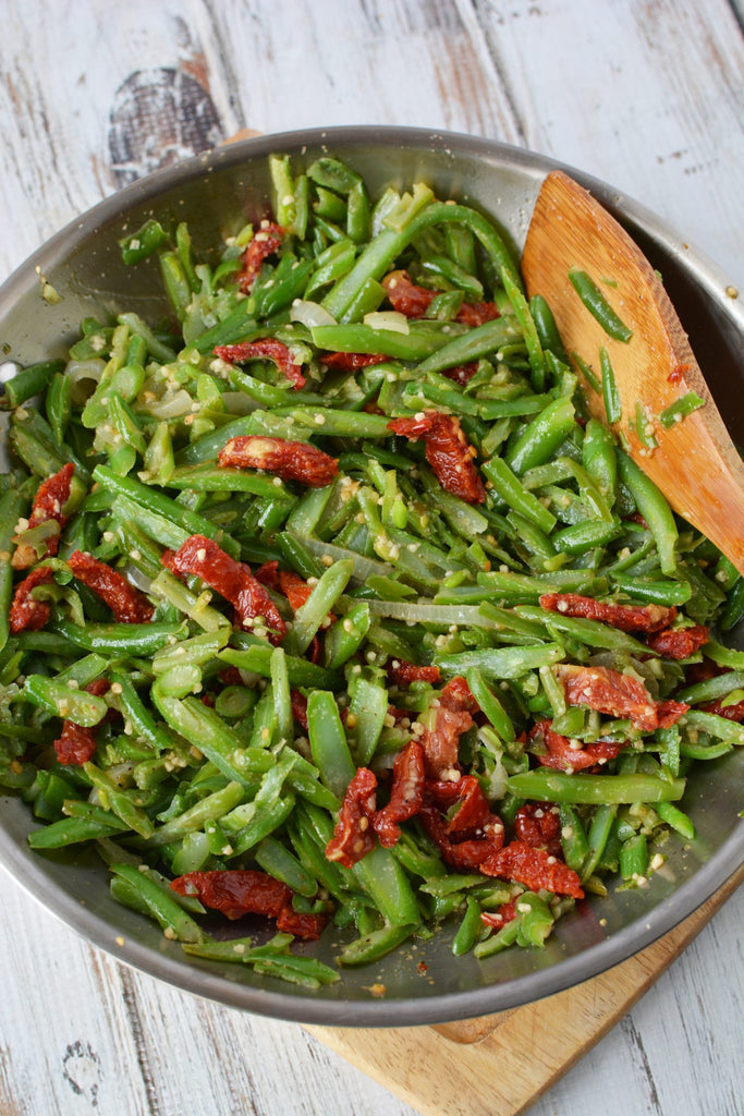 Roasted Green Beans and Tomatoes