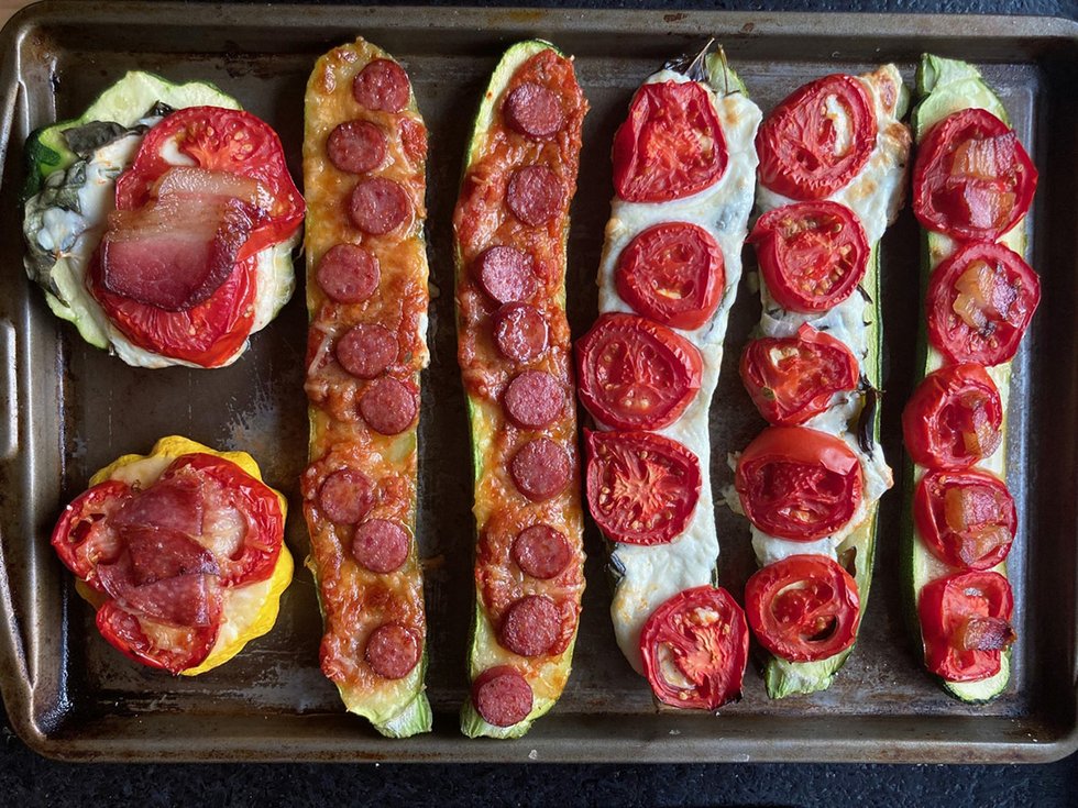 Zucchini Pizza
