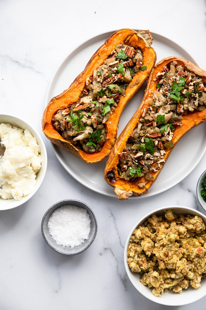 Vegan Stuffed Butternut Squash