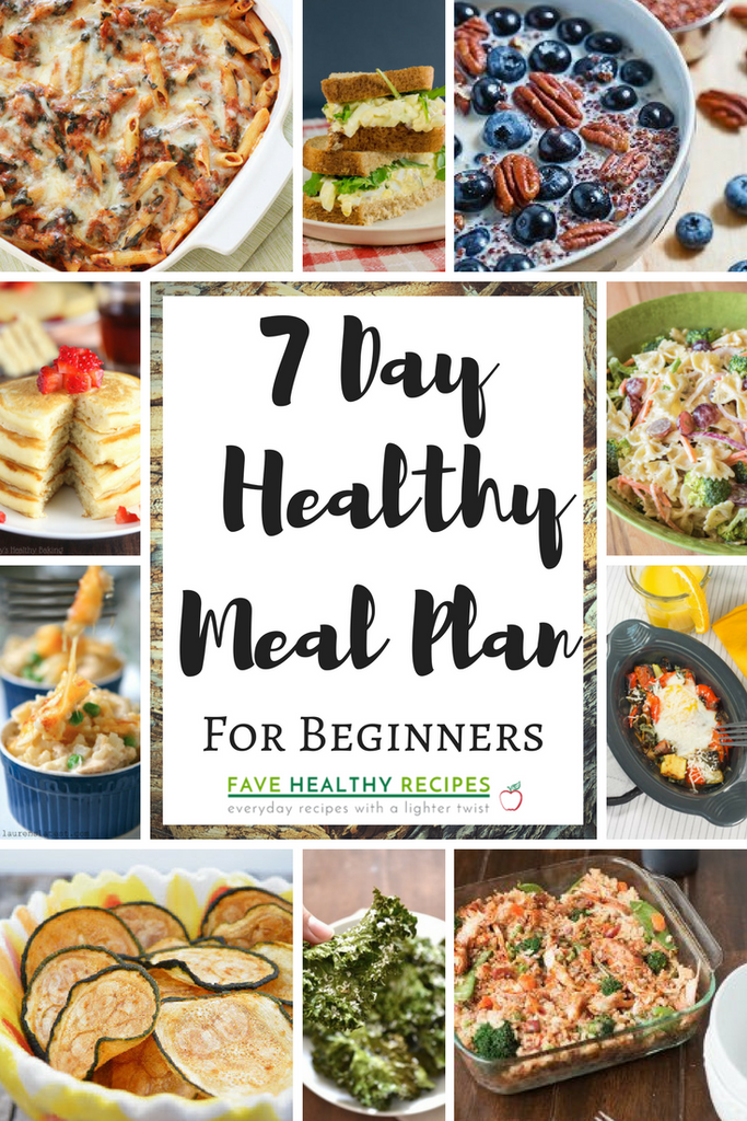 7 Day Healthy Meal Plan for Beginners