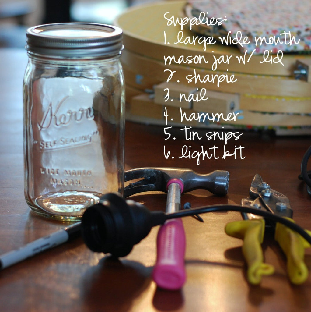 Good Looking Mason Jar Light Kit