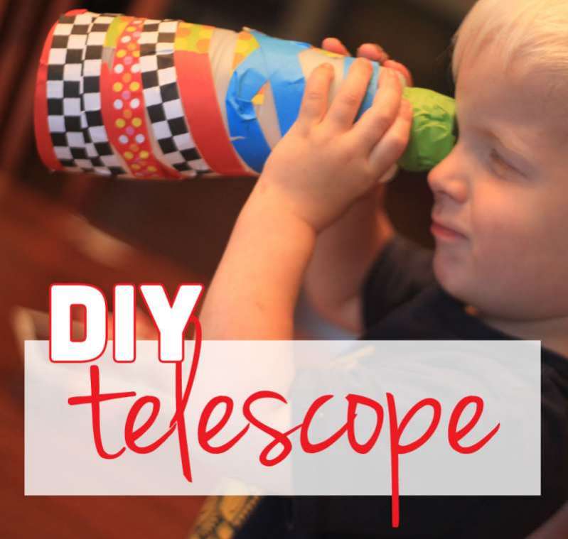 Make Your Own Simple Telescope Craft for Kids