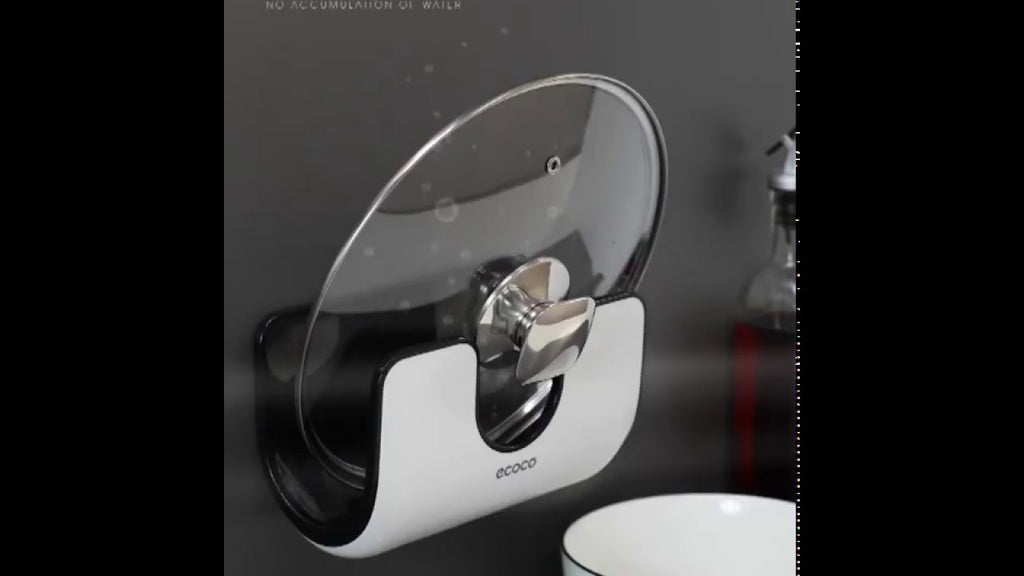 Durable Pot Lid Holder With 4 Hooks Kitchen Tool Stand For Covers by e$'ii?fh?h> (1 year ago)
