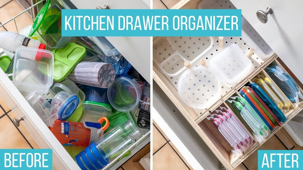DIY Drawer Organizer for Plastic Containers and Lids by The Handyman's Daughter (1 year ago)