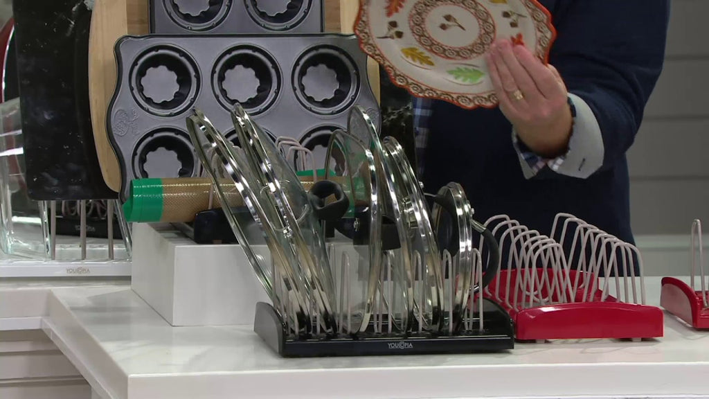StoreMore Set of 2 Pot Lid & Bakeware Organizers on QVC by QVCtv (4 years ago)