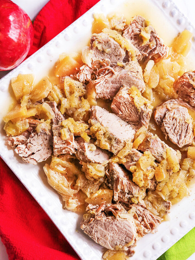 Instant Pot Pork and Apples Recipe - VIDEO