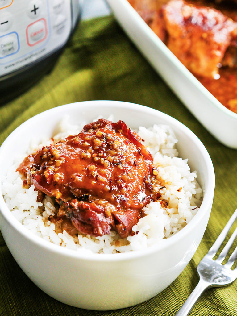 Instant Pot Honey Garlic Chicken comes together quickly and easily