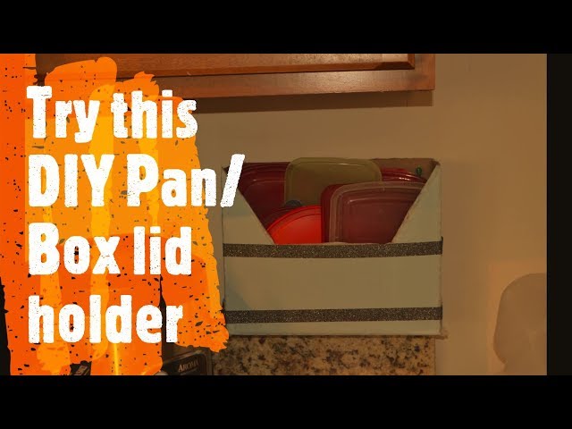 DIY Pan Lid Holder