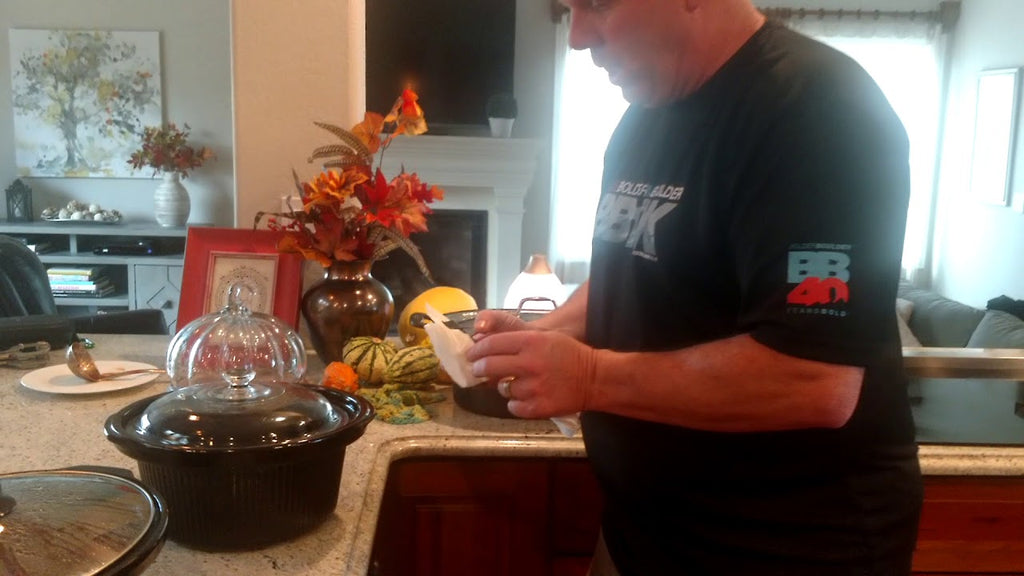 A simple do it yourself DIY crock post slow cooker all clad lid lock