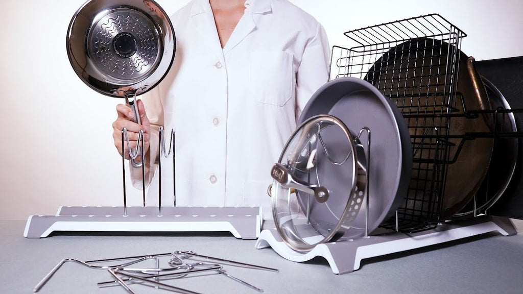 2pk Adjustable Pan & Lid Holder – Doubles As Drying Rack! by Deal Genius (2 years ago)