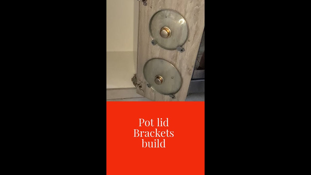 DIY pot lid bracket build do it yourself #shorts by UJ DIY (1 month ago)