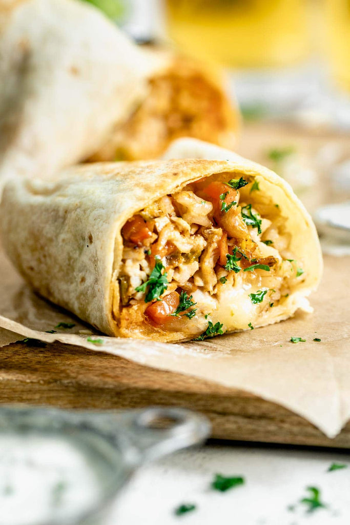 Buffalo Chicken Burritos
