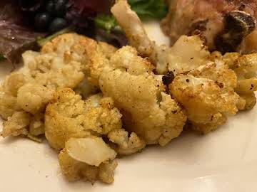 Really Easy Roasted Cauliflower
