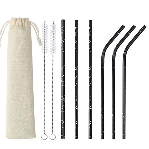 Coolest 18 Black Straw | Disposable Drinking Straws