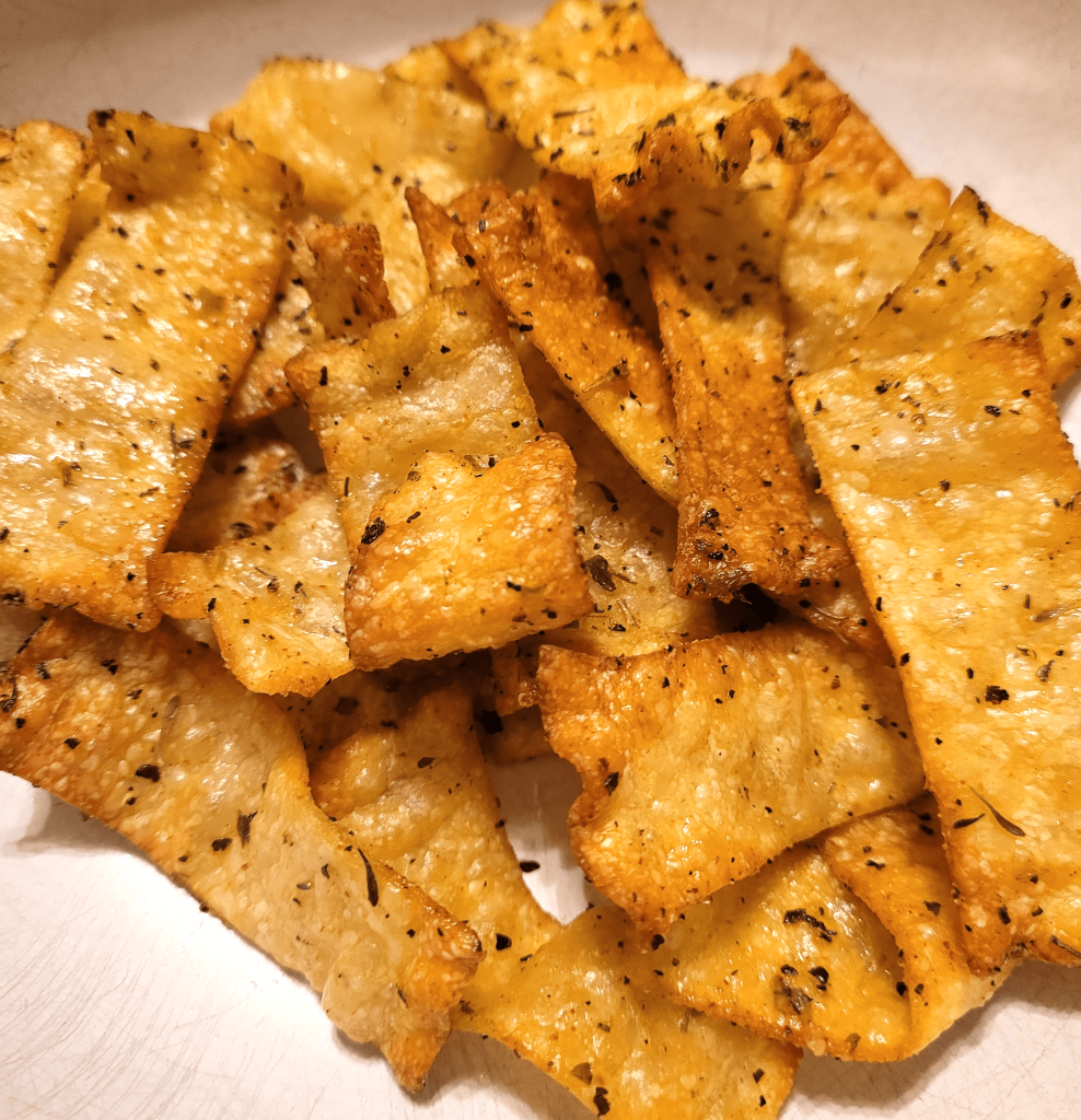 Air Fryer Pasta Chips
