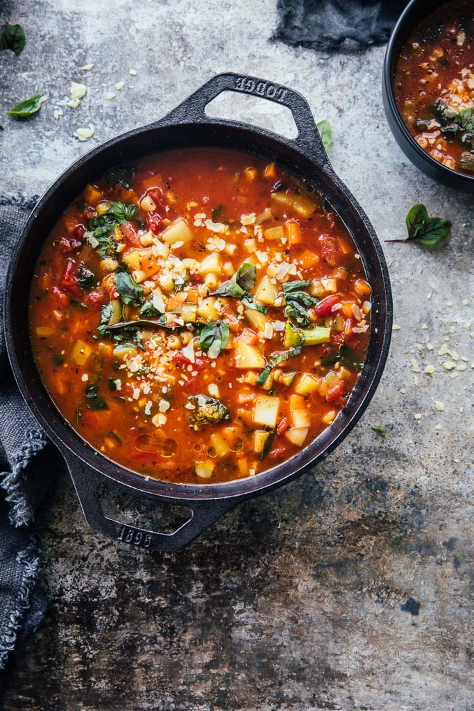 Bean Free Vegetarian Minestrone Soup