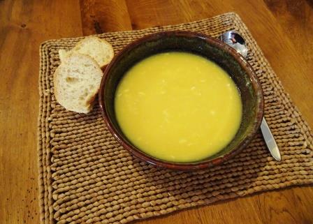 YELLOW SOUP, with a vibe of cauliflower cheese