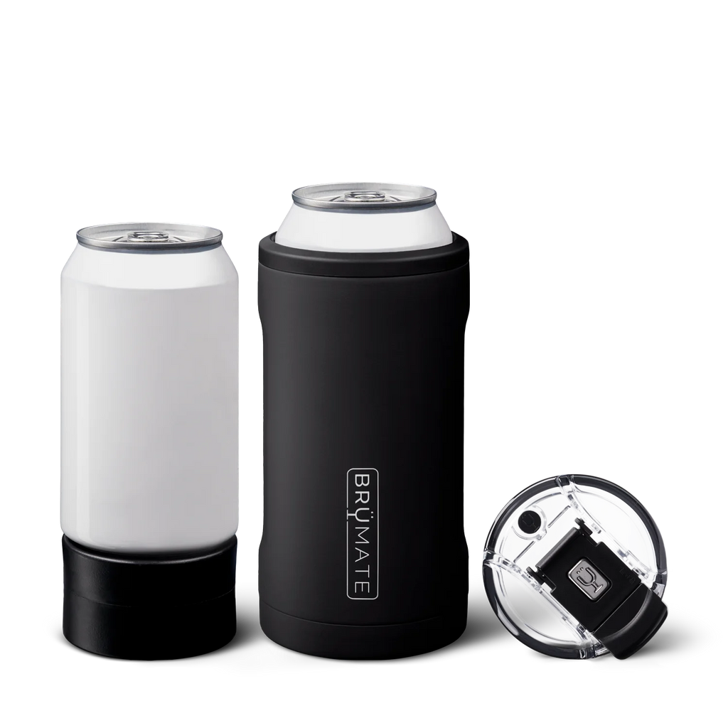 Hopsulator - Insulated 3-in-1 Can Cooler - Matte Black