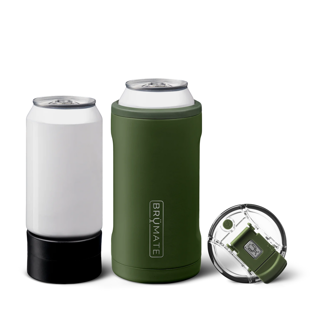 Hopsulator - Insulated 3-in-1 Can Cooler - Olive Green