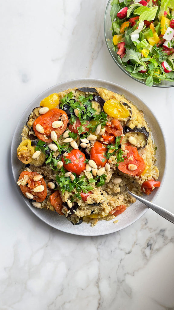 Eggplant & Cauliflower Maqluba