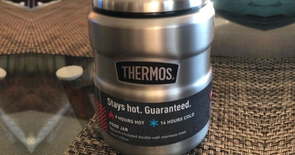 Thermos Stainless Steel 16oz Food Jar w/ Folding Spoon Just $14.44 on Amazon or Target.com