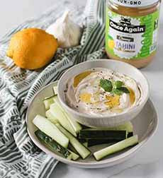 Lemony Tahini Dip Recipe For Crudites & Sauces