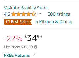 Stanley Bottles In Stock at Amazon! 40-oz Quencher Just $34.99 (Reg $45)!