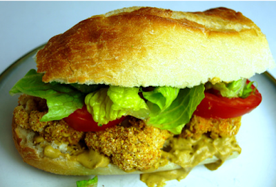 Хрустящий сэндвич Po’ Boy с цветной капустой и соусом ремулад