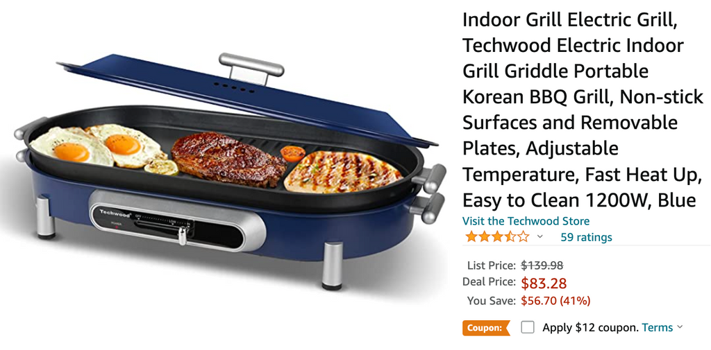 Amazon Canada Deals: Save 49% on Electric Grill with Coupon + 48% on Magnetic Tiles Building Blocks +  46% on Massage Gun + More Offers