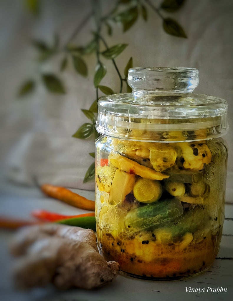 Pickled vegetables.