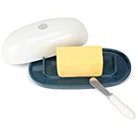 TreeLen Ceramic Magnetic Butter Dish with Lid and Knife only $5.68