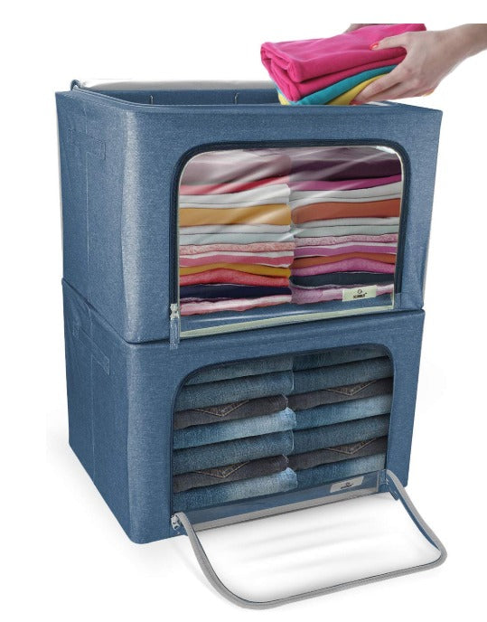 Foldable storage cubes