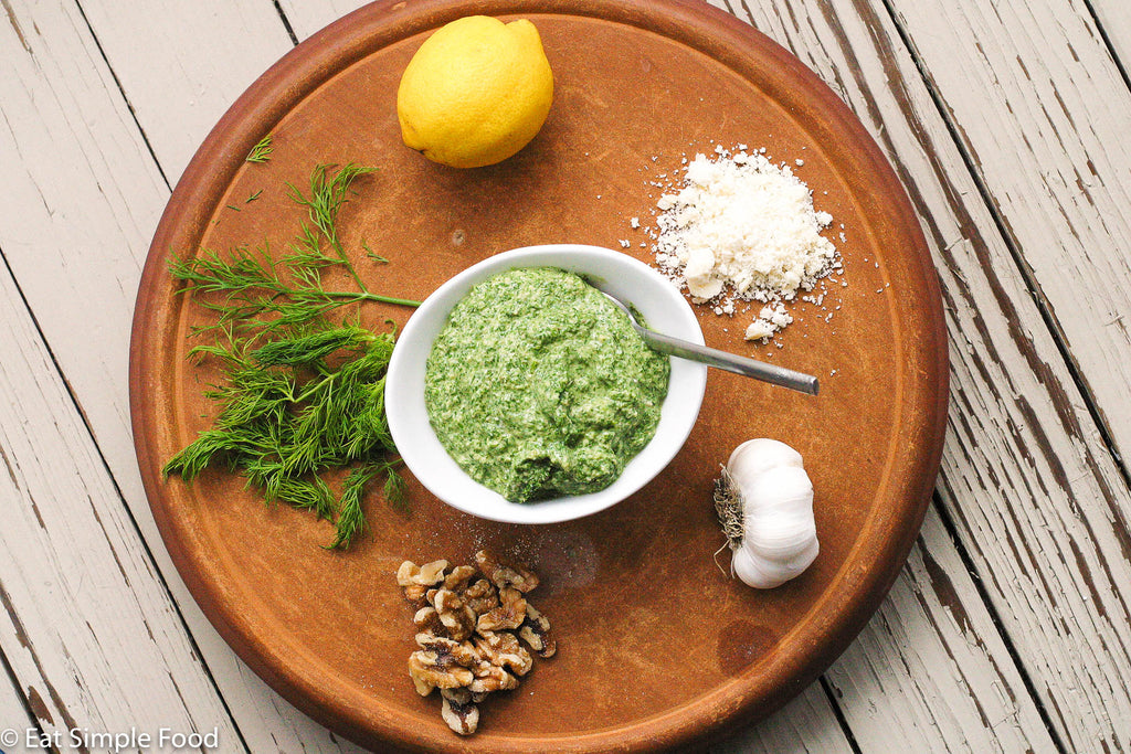 Fresh and Easy Dill Pesto with Lemon