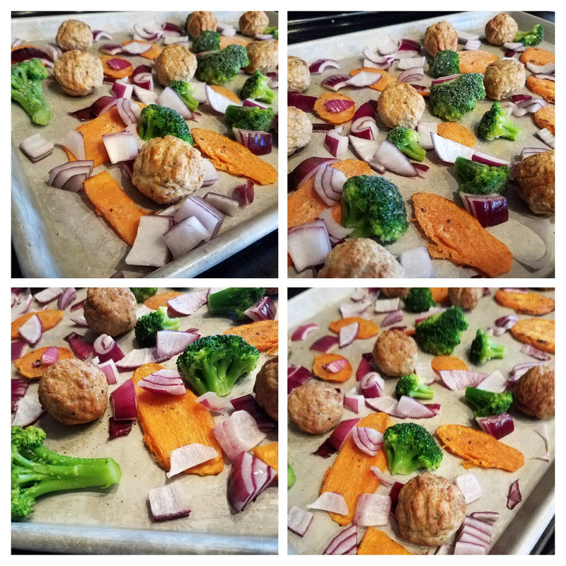 Renny’s Recipes: Meatball and Sweet Potato Sheet Pan Meal