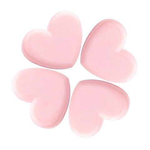 EOPER 10 Pieces Mini Pink Heart Shape Binder File Clips Photo Clips Organizer Note Memo Card Holder