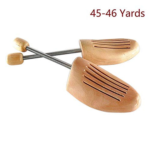 Yingealy Creative Practical 1 Pair Men's Women's Adjustable Solid Wooden Spring Shoe Holder Boot Stretchers (Size : 45-46 Yards)