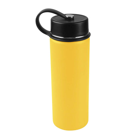 Tahoe Trails 20 oz Double Wall Vacuum Insulated Stainless Steel Water Bottle, Empire Yellow