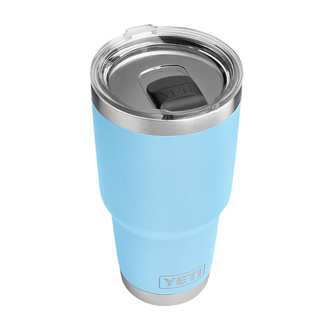 YETI Rambler 30 oz Stainless Steel Vacuum Insulated Tumbler w/MagSlider Lid, Sky Blue