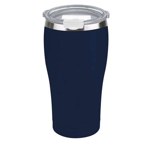 Tahoe Trails 30 oz Stainless Steel Tumbler Vacuum Insulated Double Wall Travel Cup With Lid, Dark Denim
