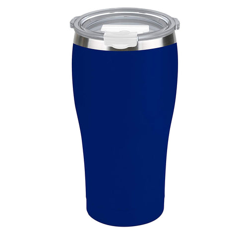 Tahoe Trails 30 oz Stainless Steel Tumbler Vacuum Insulated Double Wall Travel Cup With Lid, Spectrum Blue