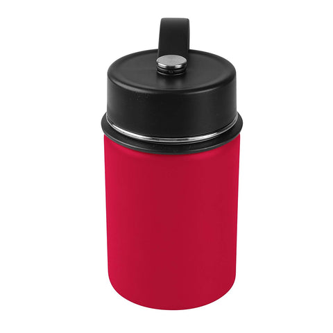 Tahoe Trails 12 oz Double Wall Vacuum Insulated Stainless Steel Water Bottle, Red
