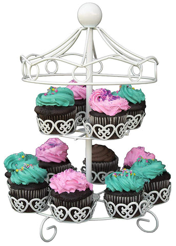 12 Count Carousel Cupcake Stand Holder Display by Cooking Upgrades